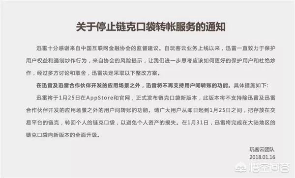 互金协会点名玩客币为变相ICO<strong></p>
<p>以太坊浏览器</strong>，如何评价迅雷推出的「玩客币」？