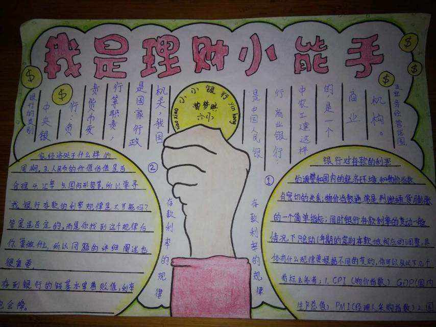 理财节小报(理财节海报设计)